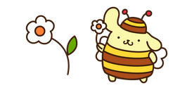 Pompompurin and Flower Curseur