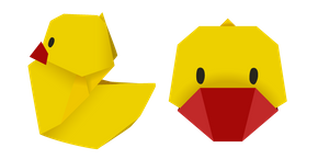Origami Duck Cursor