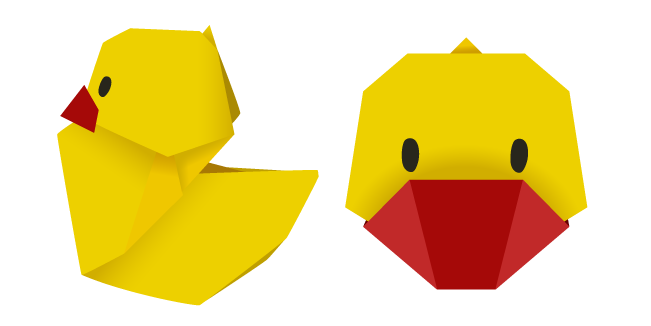 Origami Duck Cursor
