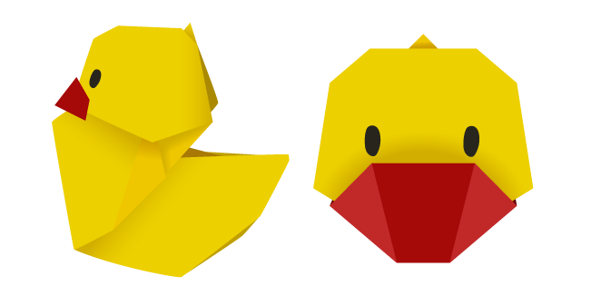 Origami Duck cursor – Custom Cursor