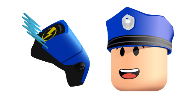 Roblox Jailbreak Police and Taser Cursor