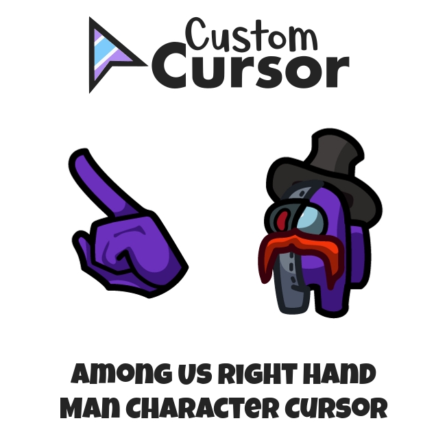 Among Us Right Hand Man Character cursor Custom Cursor