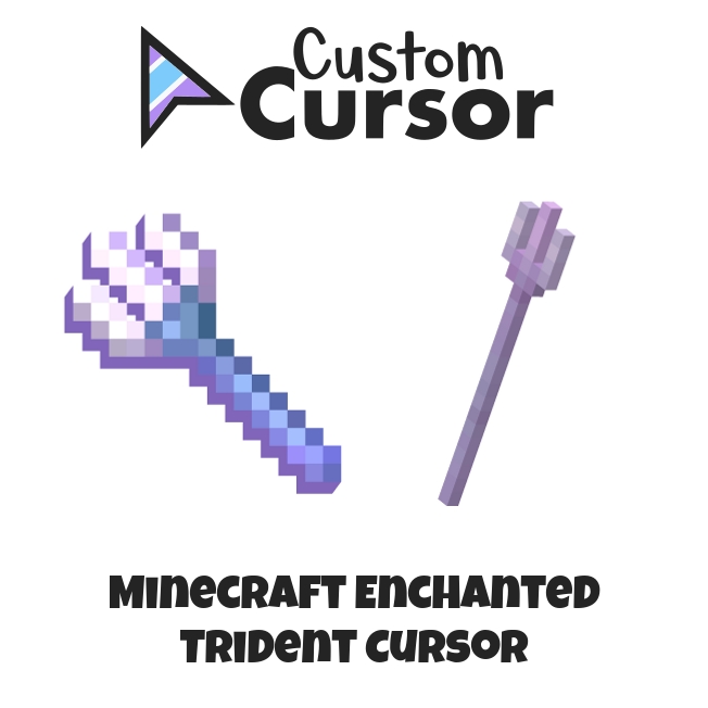 Minecraft Enchanted Trident cursors – Custom Cursor