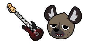 Курсор Aggretsuko Хайда и Гитара