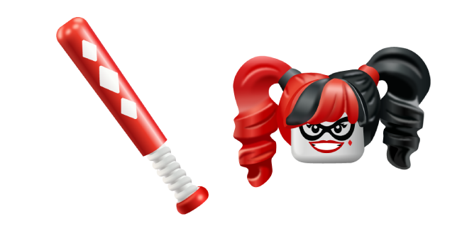 LEGO Harley Quinn and Baseball Bat Cursor