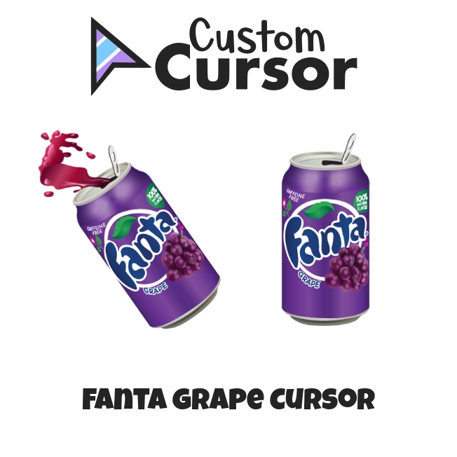 Fanta Grape Can Mini Vinyl Sticker