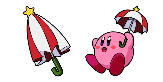 Kirby Зонтик курсор