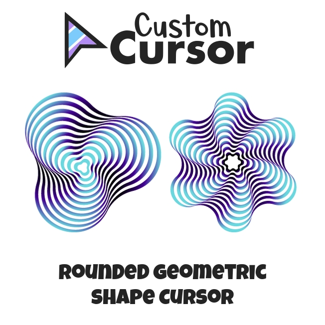 Rounded Geometric Shape cursor – Custom Cursor