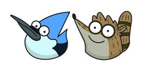 Regular Show Mordecai and Rigby cursor