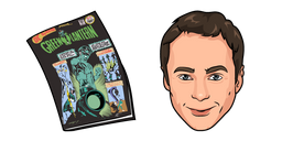 The Big Bang Theory Sheldon Cooper and Comic Curseur