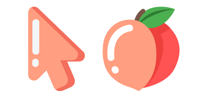 Minimal Peach Cursor