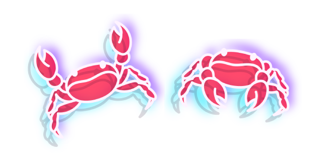Neon Crab Cursor