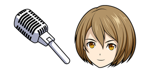 Vocaloid Meiko and Microphone cursor