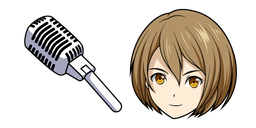 Vocaloid Meiko and Microphone Cursor