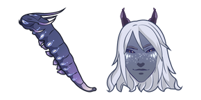 The Dragon Prince Aaravos and Familiar Curseur