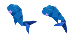 Origami Whale Cursor