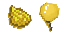 Minecraft Yellow Dye and Balloon cursor