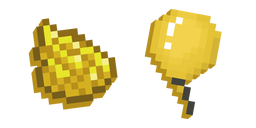 Minecraft Yellow Dye and Balloon Cursor
