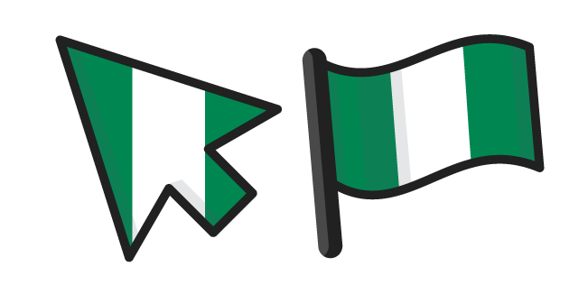Флаг Нигерии курсор