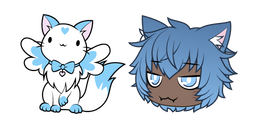 Gacha Life Kai and Magical Neko Cursor