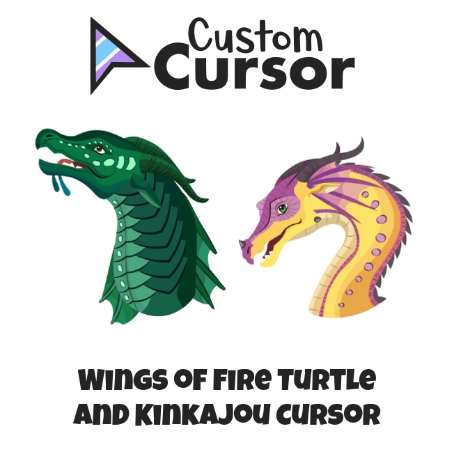 Wings of Fire Turtle and Kinkajou cursor – Custom Cursor