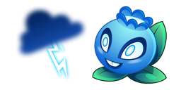 Plants vs. Zombies Electric Blueberry Cursor