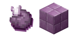 Курсор Minecraft Плод Хоруса и Пурпурный Блок