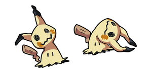 Pokemon Mimikyu Disguised and Busted Form Cursor