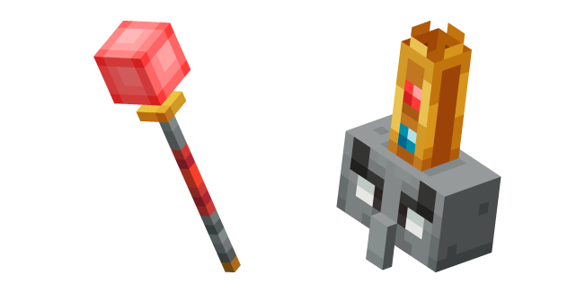 Minecraft Arch-Illager and Torch Cursor