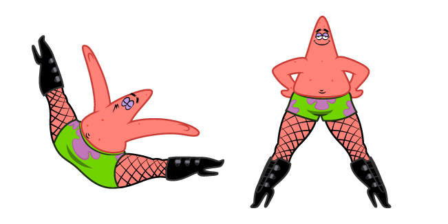 SpongeBob Patrick in Heels Cursor