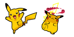 Pokemon Pikachu and Gigantamax Pikachu cursor