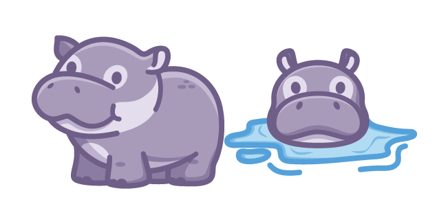 Cute Hippo Cursor