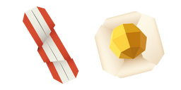 Origami Bacon and Egg Cursor