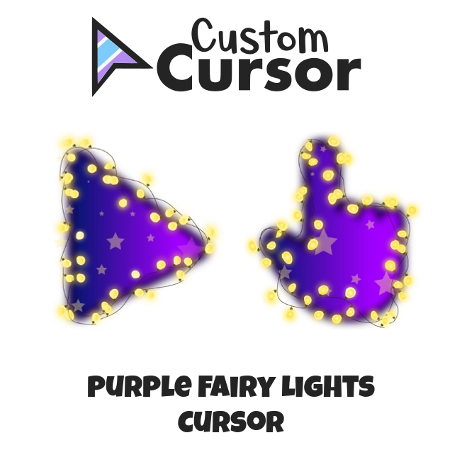 Purple Fairy Lights Cursor – Custom Cursor