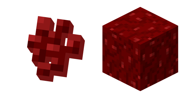 Minecraft Nether Wart and Block Cursor