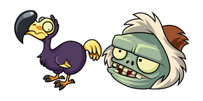 Plants vs Zombies Dodo Rider Zombie Cursor
