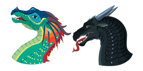 Wings of Fire Glory and Deathbringer Cursor