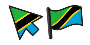 Tanzania Flag cursor