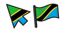 Курсор Флаг Танзании