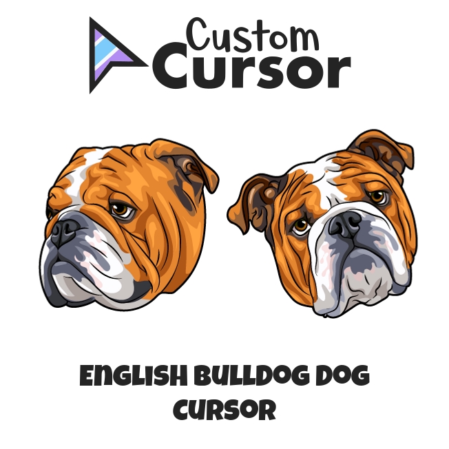 Cute Yoga Bulldog cursor – Custom Cursor