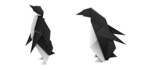 Origami Penguin Curseur