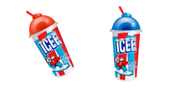 ICEE Drink Cherry and Blue Raspberry Curseur