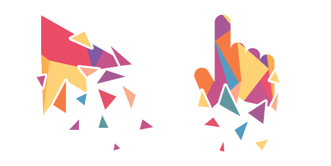 Colorful Polygonal Cursor