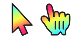 Rainbow cursor – Custom Cursor