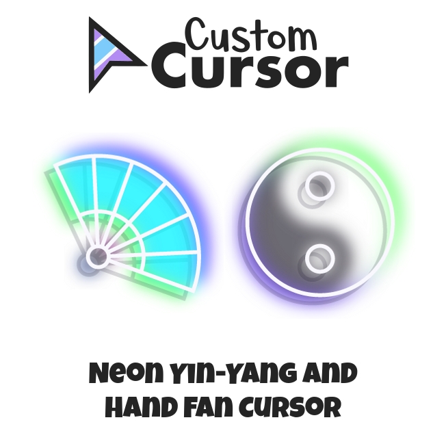 neon-yin-yang-and-hand-fan-cursor-custom-cursor