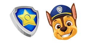 Paw Patrol Chase and Pup Tag cursor