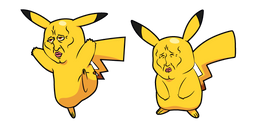 Handsome Pikachu Meme Curseur