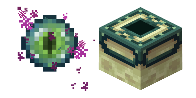 Minecraft Ender Chest and Eye of Ender Curseur – Custom Cursor