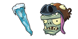 Plants Vs. Zombies Sloth Gargantuar and Icicle Cursor