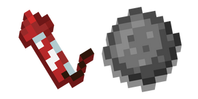 Minecraft Firework Rocket and Star Cursor